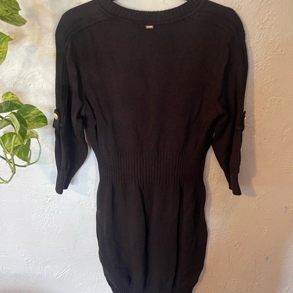 ST.JOHN SPORT DARK BROWK SWEATER DRESS - Picture 6 of 7